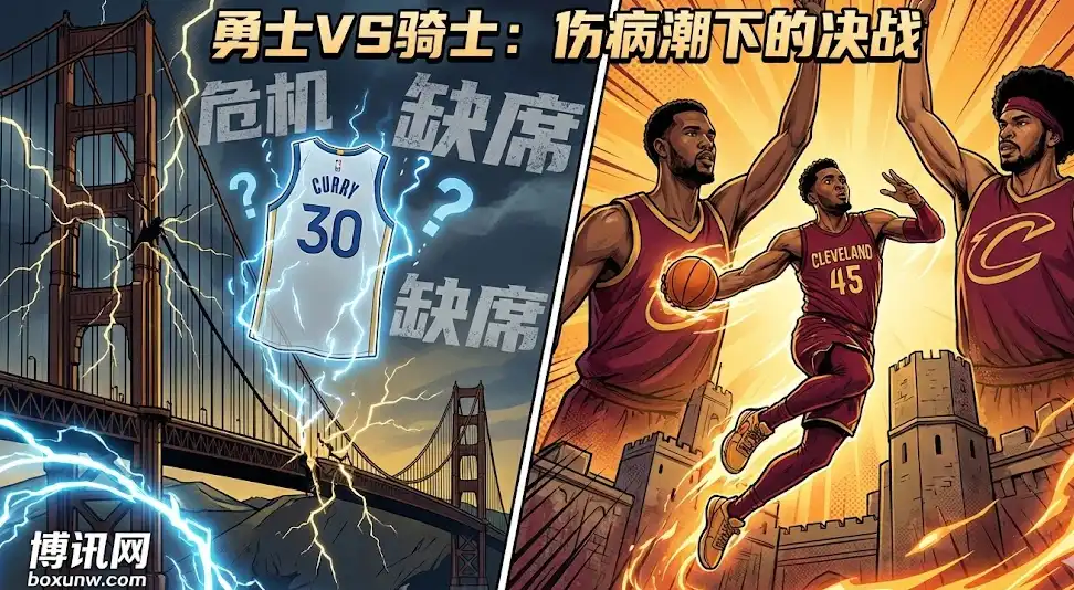 勇士vs骑士，库里缺阵！骑士让7.5分能否穿盘？