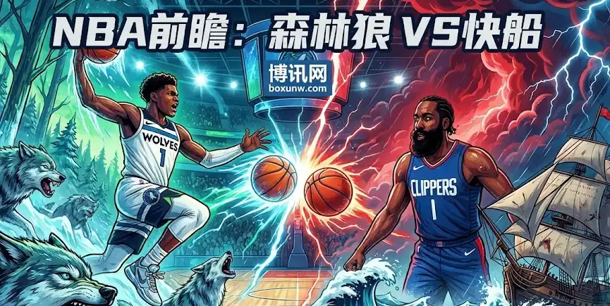 NBA深度前瞻：快船vs森林狼，让10.5分！数据揭秘一边倒走势
