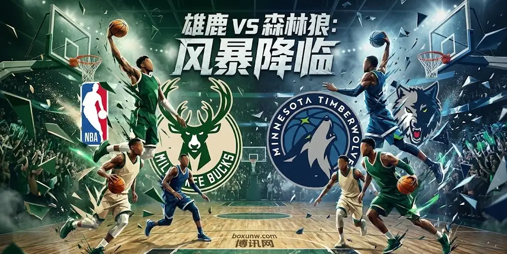 雄鹿VS森林狼：让12.5分太疯了？失去字母哥的雄鹿，真的一触即溃？