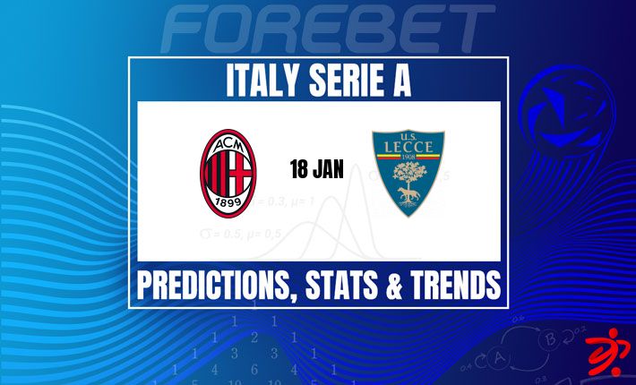 意甲前瞻：AC米兰主场迎战莱切，红黑军团强势难挡？