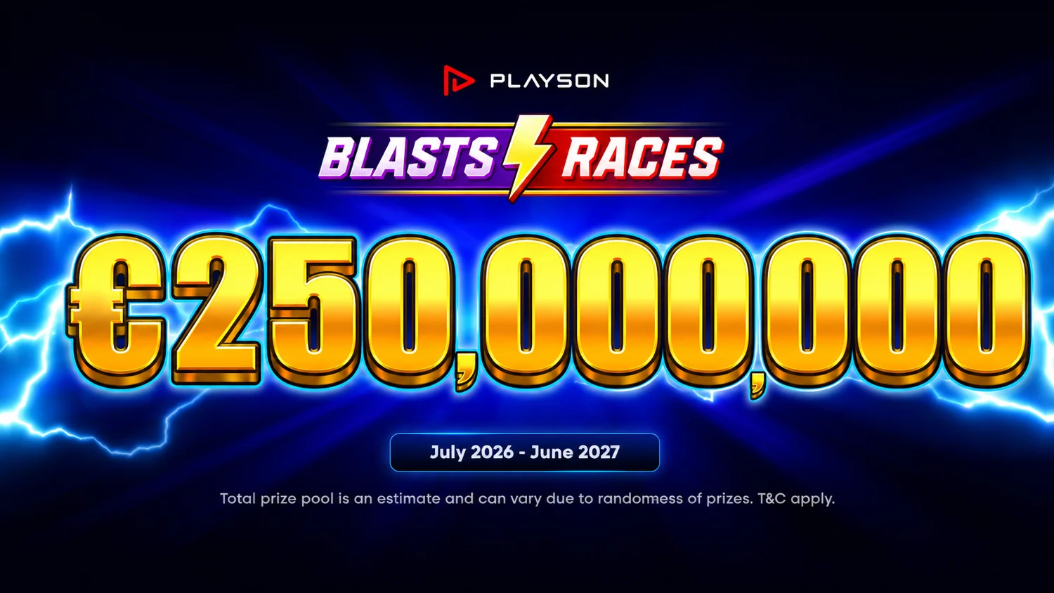 Playson“Blast & Races”重磅升级：2500万欧元巨额奖池引爆玩家狂潮
