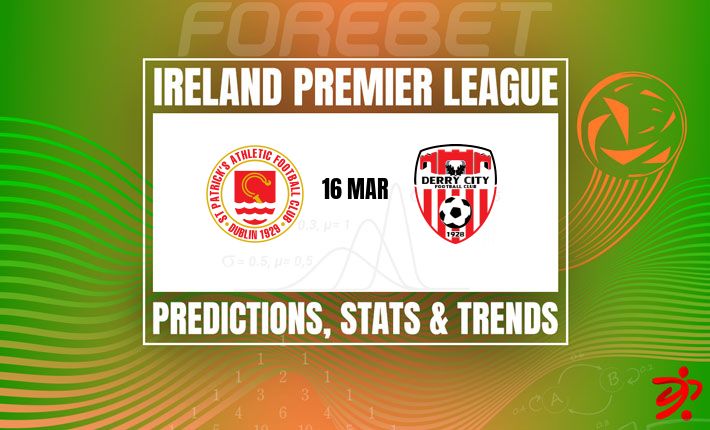 爱超前瞻：圣帕特里克主场迎战德里城，主场龙能否延续强势？