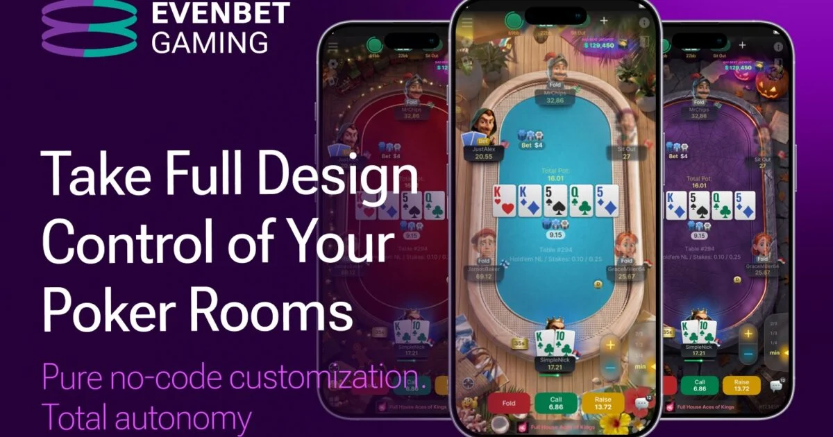 EvenBet Gaming推出免代码新功能：博彩运营商视觉管理更自主