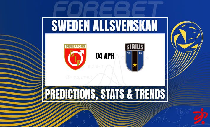 迪格福斯 vs 天狼星：瑞典超揭幕战，主队魔咒难破？