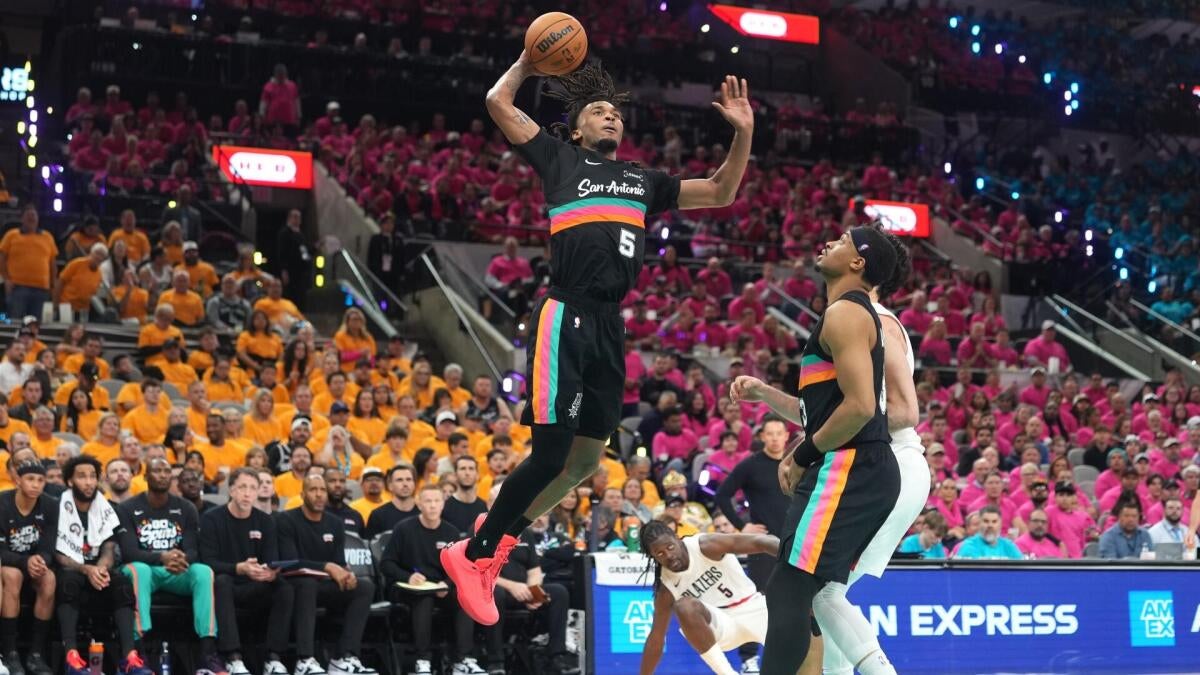 NBA季后赛G3前瞻：马刺客场挑战开拓者，文班亚马伤情成疑，总分走势如何？