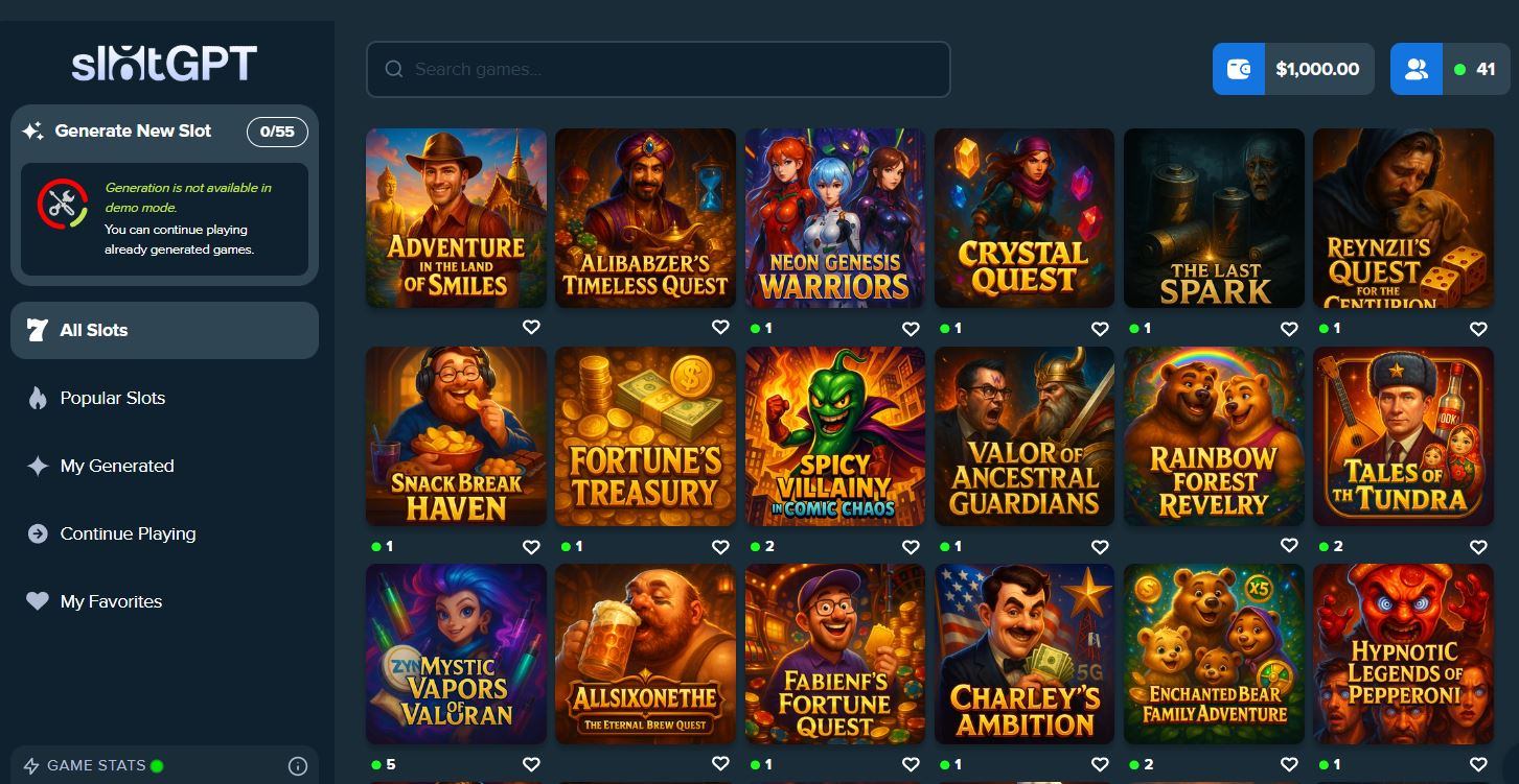 Stake.com重磅推出slotGPT：AI赋能玩家自创老虎机游戏