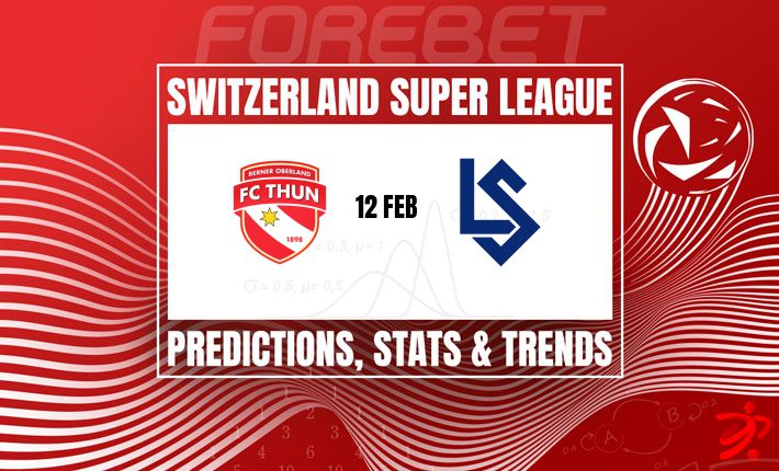 瑞士超：图恩主场迎战洛桑体育，领头羊能否延续连胜神话？
