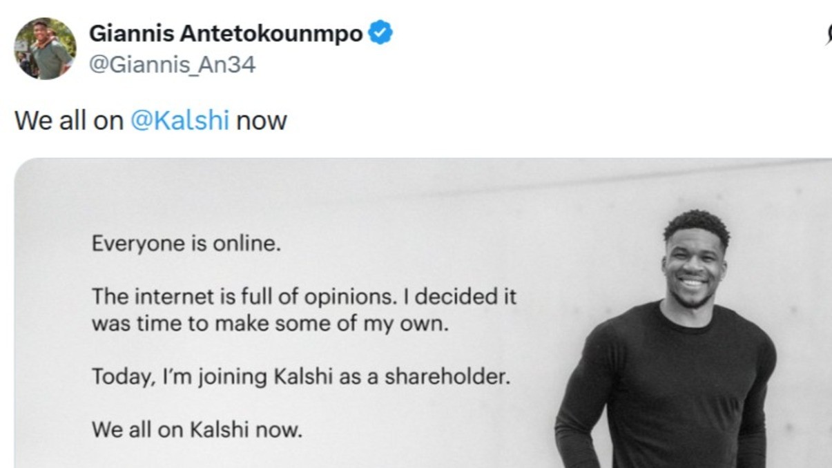 字母哥入股预测市场：NBA球星与博彩业的新边界