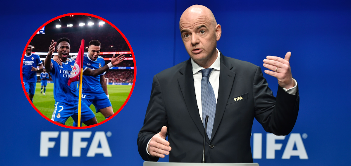 国际足联主席力挺维尼修斯：足球场上绝不容忍种族歧视