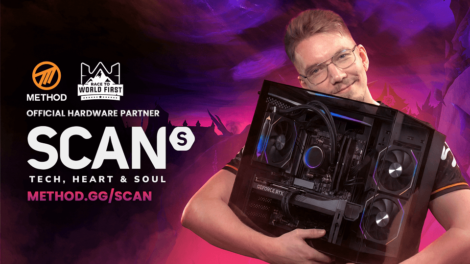 魔兽世界“竞速首杀”再添助力：Method战队携手SCAN电脑