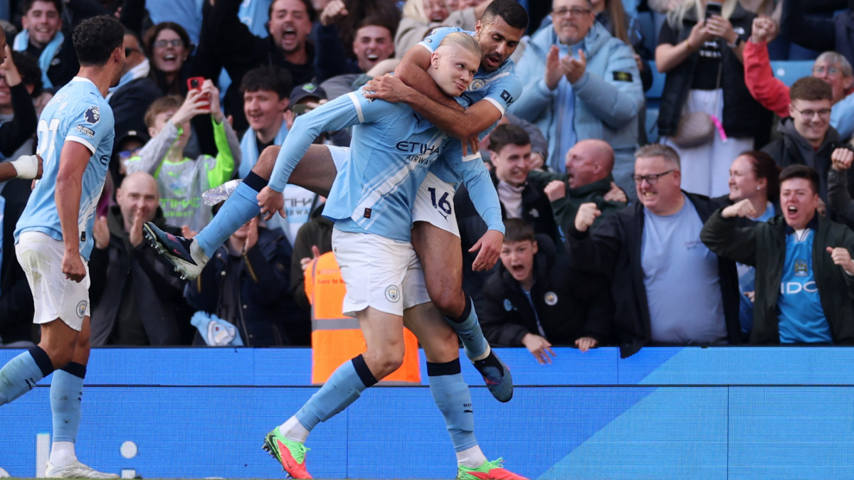 英超争冠白热化：曼城2-1绝杀阿森纳，哈兰德制胜球扭转战局