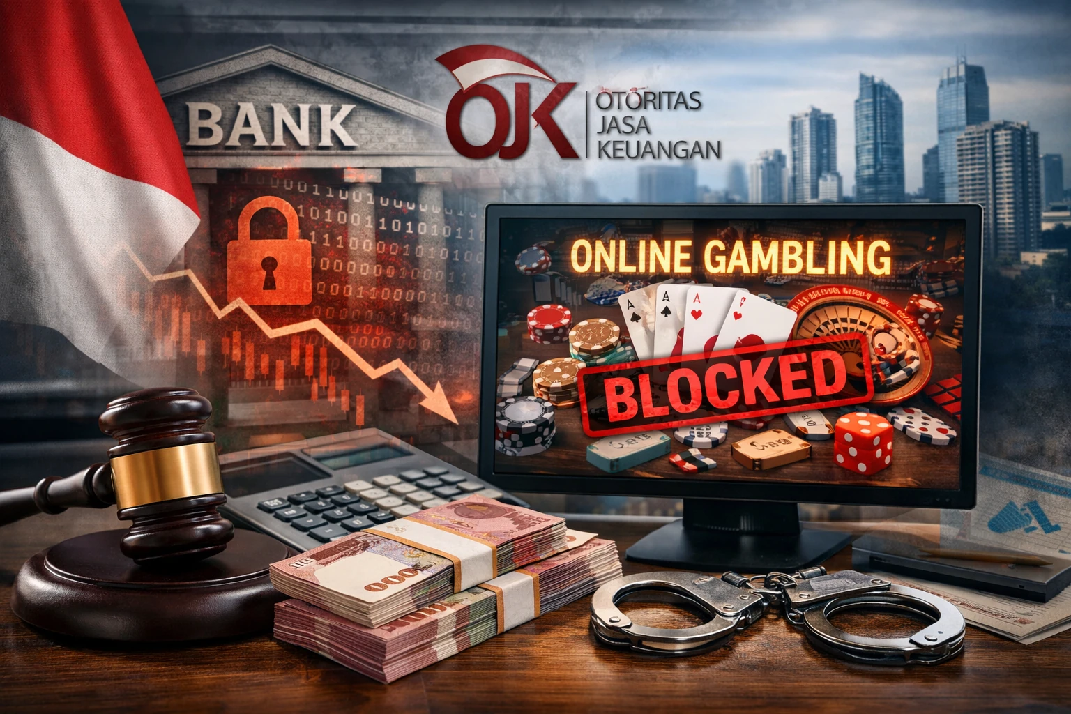 印度尼西亚重拳出击：冻结超3.3万涉赌银行账户