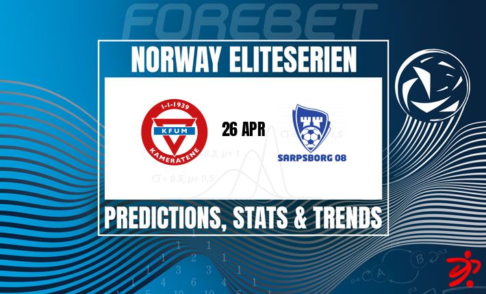 挪超前瞻：KFUM奥斯陆迎战萨普斯堡，谁能打破僵局？