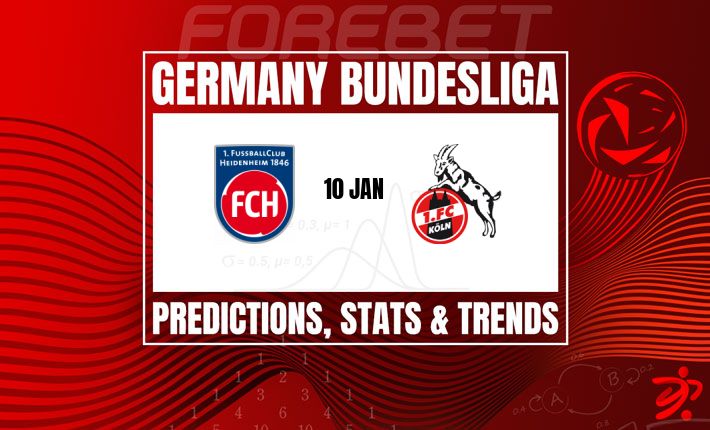 德甲前瞻：海登海姆vs科隆，保级泥潭中的生死对决