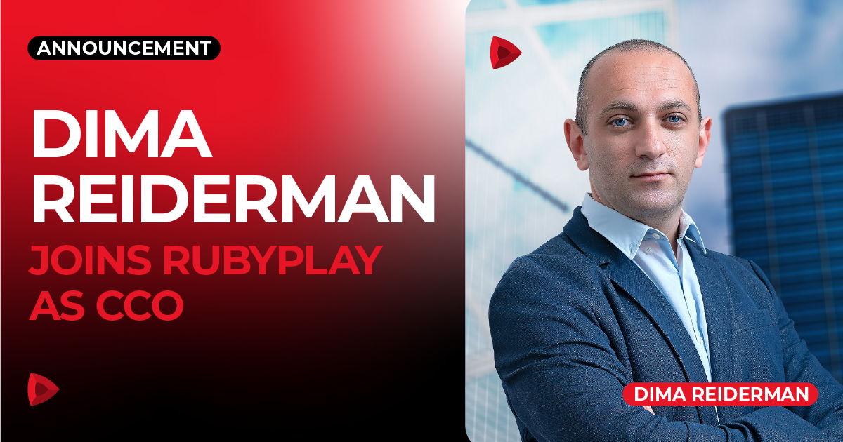 游戏巨头RubyPlay重磅任命Dima Reiderman为首席商务官，剑指全球商业版图扩张