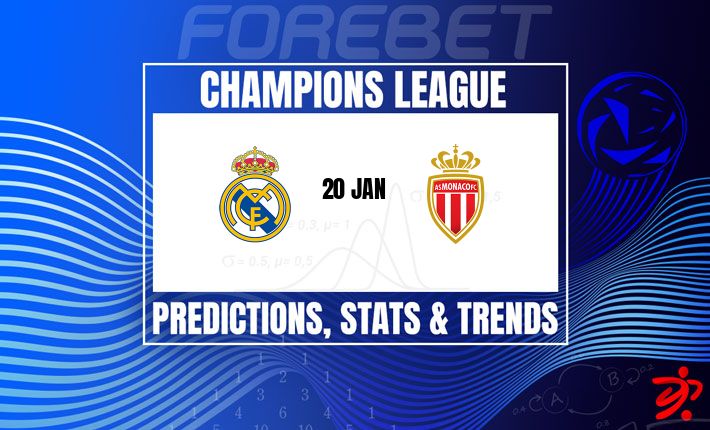 皇马激战摩纳哥：数据碰撞，谁能笑到最后？