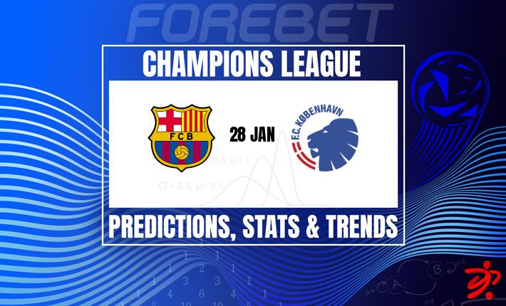 欧冠前瞻：巴萨主场迎战哥本哈根，弗里克能否延续强势？