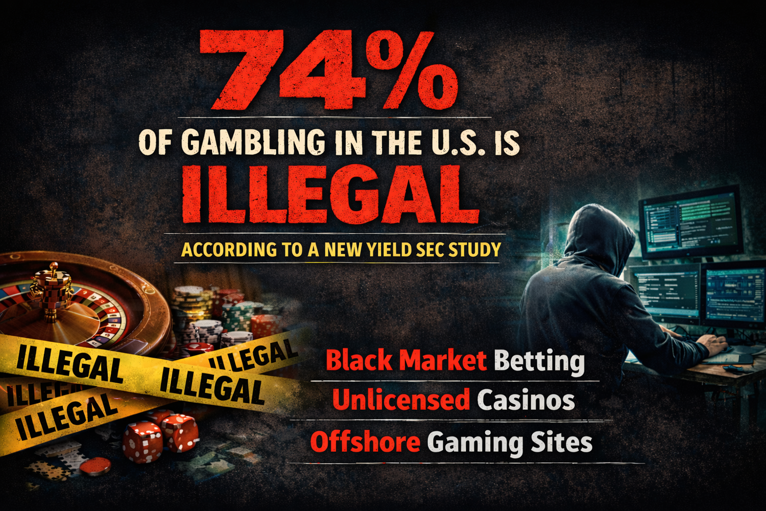 惊人数据：美国博彩业74%收入流入黑市！合法化为何失效？