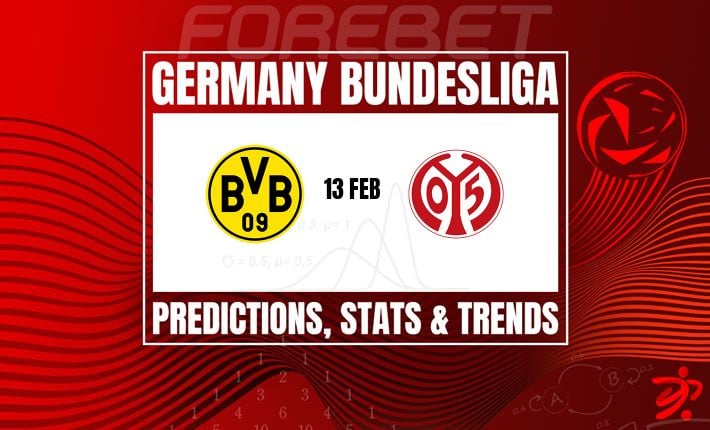 德甲前瞻：多特蒙德主场迎战美因茨，榜首追逐战暗藏玄机