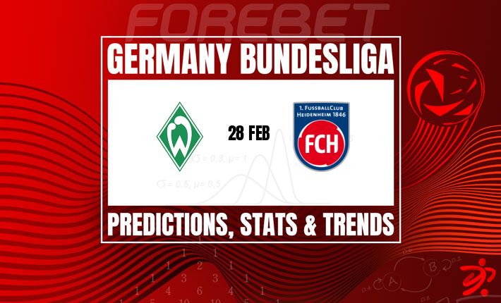 德甲保级生死战：不莱梅VS海登海姆，谁能绝处逢生？