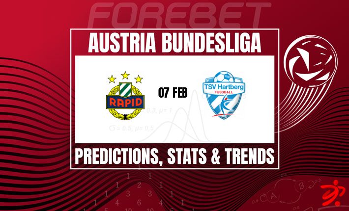 奥甲前瞻：维也纳快速主场迎战哈特堡，客队能否延续强势？