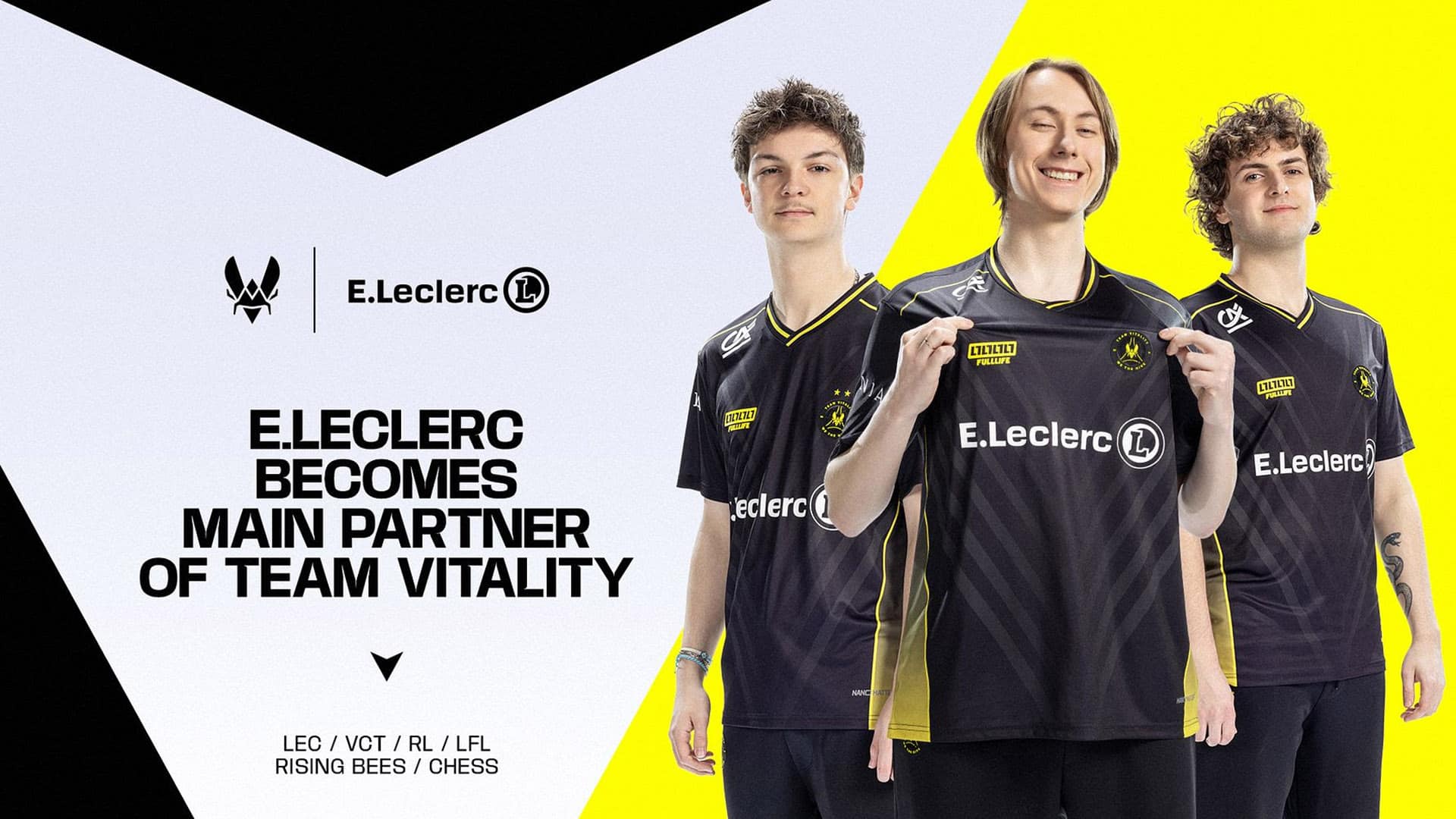 Team Vitality联手零售巨头E.Leclerc：电竞版图再扩张