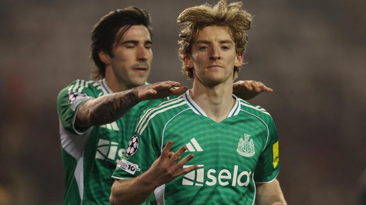 戈登欧冠狂飙：独中四元创纪录，纽卡6-1大胜剑指淘汰赛