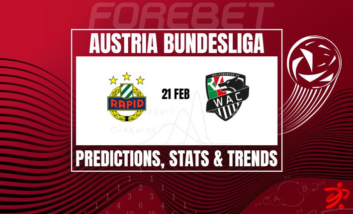 奥甲前瞻：维也纳快速对阵沃尔夫斯贝格，谁能打破连败魔咒？