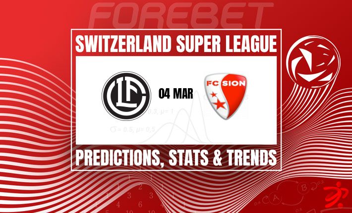 瑞士超前瞻：卢加诺主场迎战锡永，一场平局在所难免？