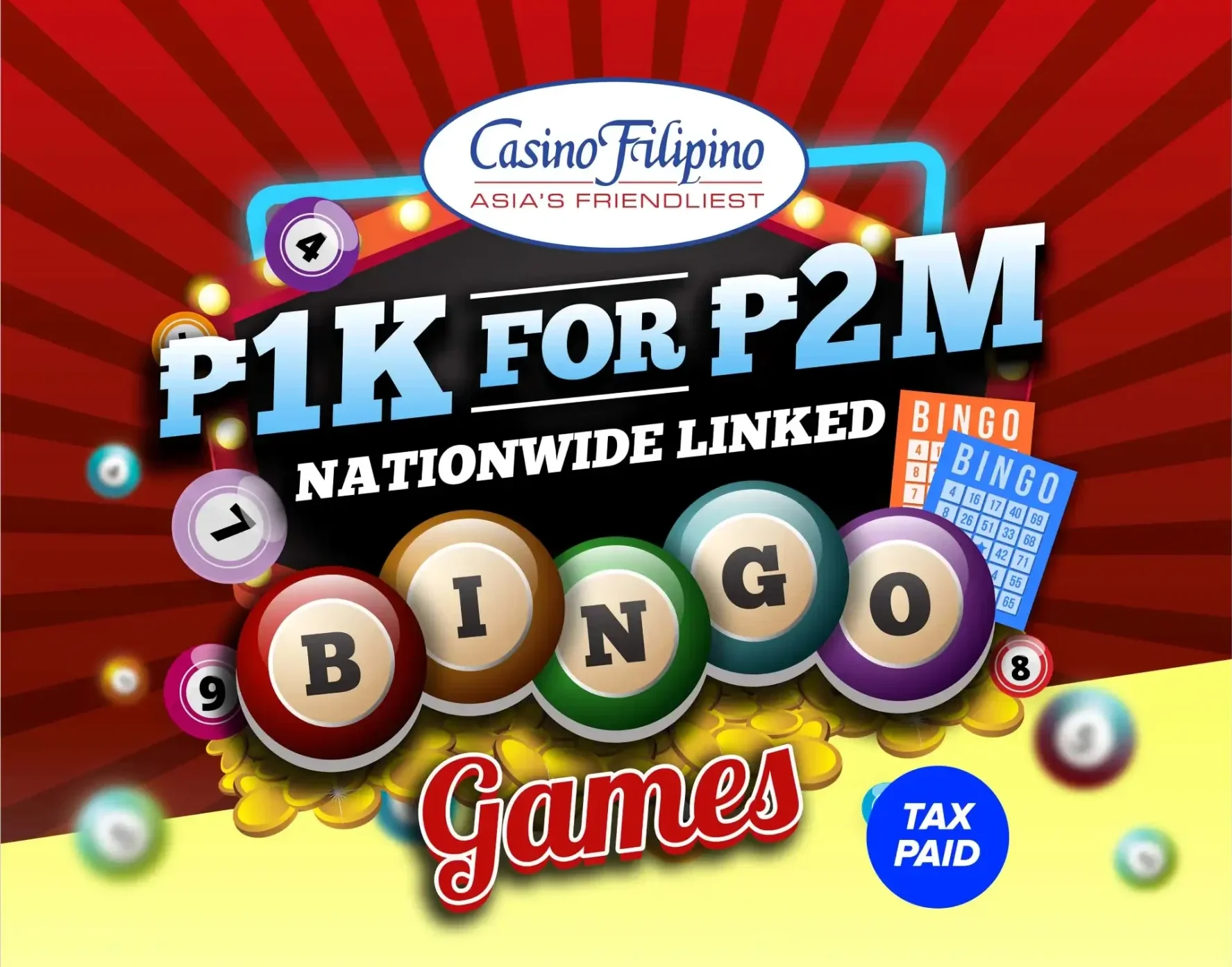 PAGCOR全国联机宾果盛宴:290万比索大奖等你拿 PAGCOR全国联机宾果盛宴:290万比索大奖等你拿