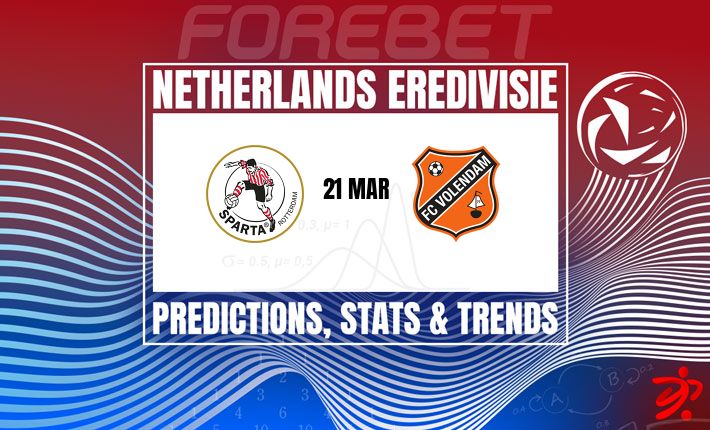 荷甲前瞻：斯巴达主场复仇福伦丹，能否终结不胜魔咒？