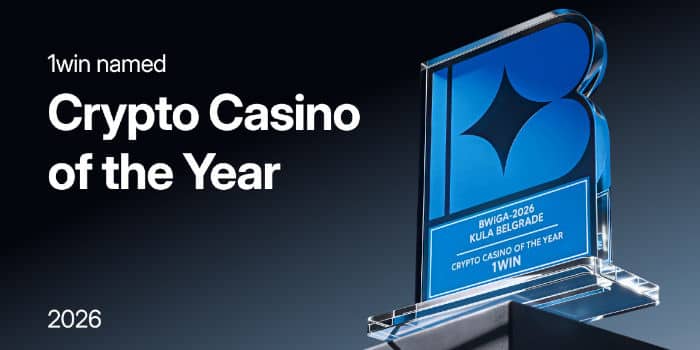 1win荣膺“2026年度加密赌场”大奖，加密博彩新标杆