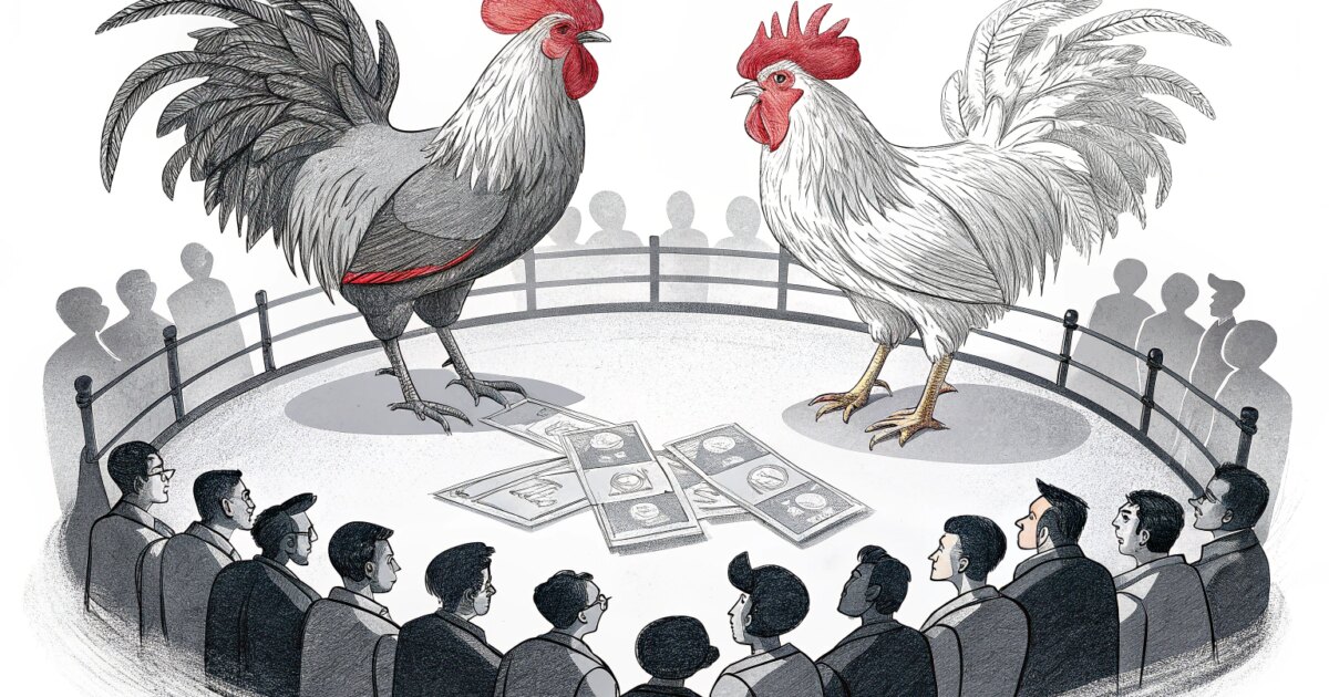 菲律宾警方突击非法斗鸡窝点，十名嫌犯落网