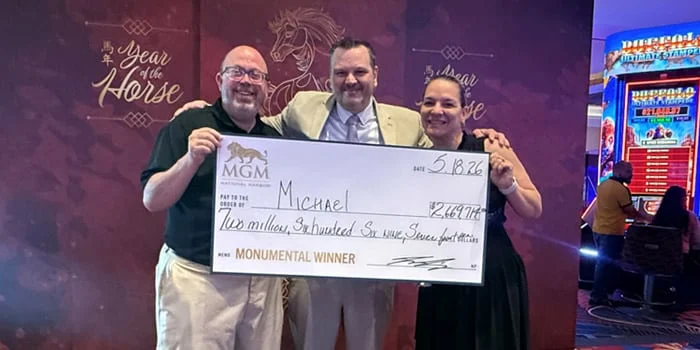 MGM国家港口惊现270万巨奖，玩家迈克尔一夜暴富！