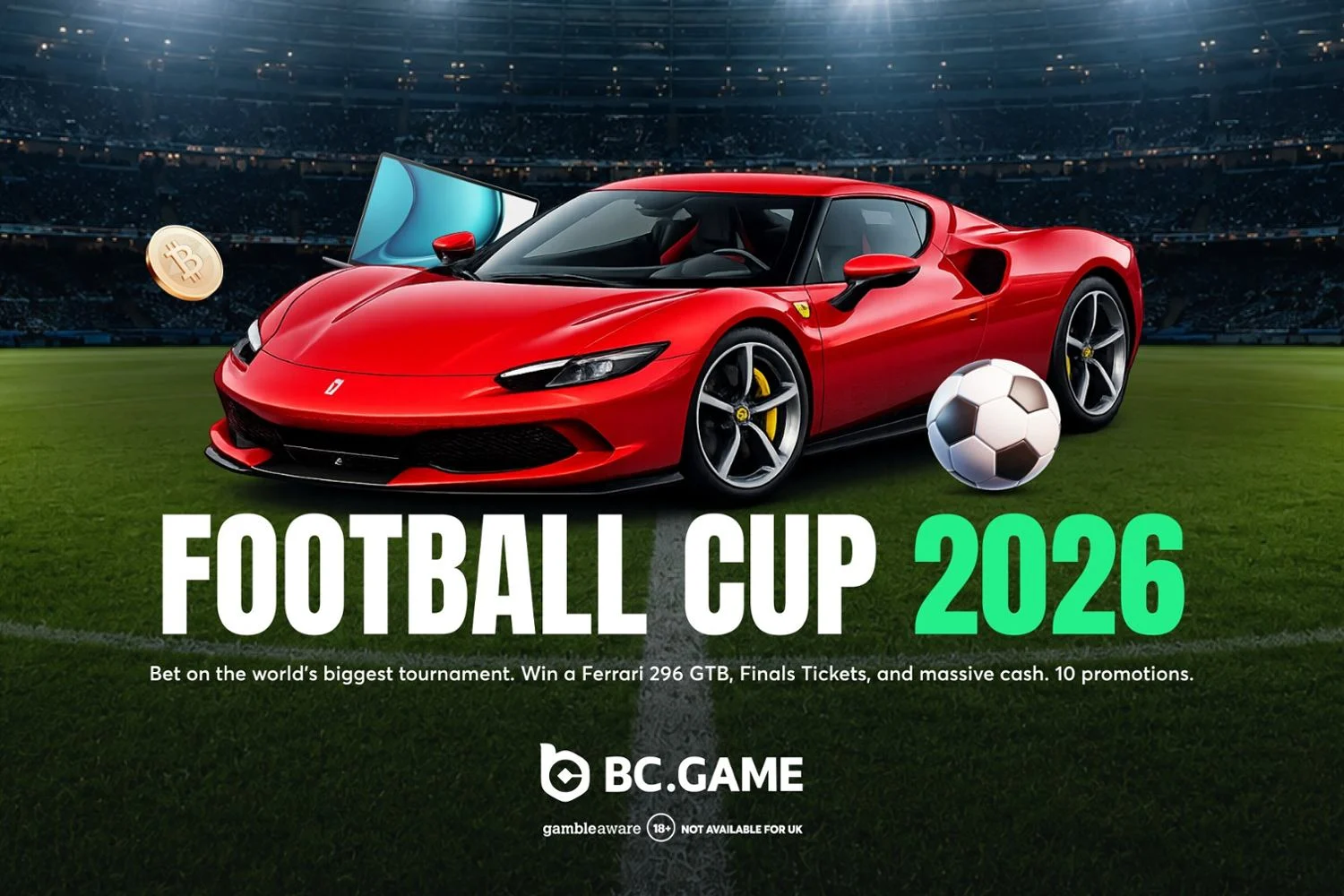 BC.GAME豪掷200万刀,2026世界杯足球盛宴正式启动 BC.GAME豪掷200万刀,2026世界杯足球盛宴正式启动