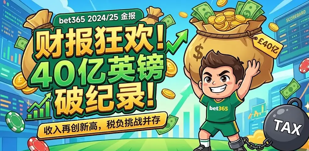 bet365财报曝光：年收40亿英镑创新高，利润为何腰斩？