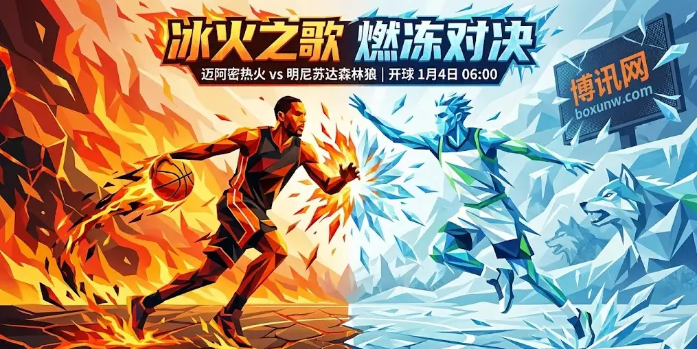 热火VS森林狼，盘口连变三次，热火后场核心缺席，火力骤降！