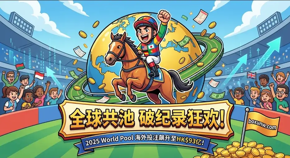 吸金93亿港元！2025年香港赛马会World Pool海外共池大增20%