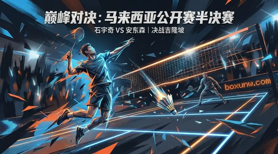 石宇奇vs安东森：距冠军一步之遥！BWF马来西亚公开赛