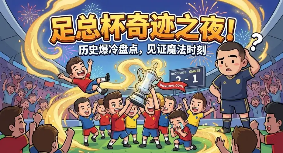 足总杯爆冷回顾！排名低117位也能赢？复盘足总杯5场“不科学”惨案