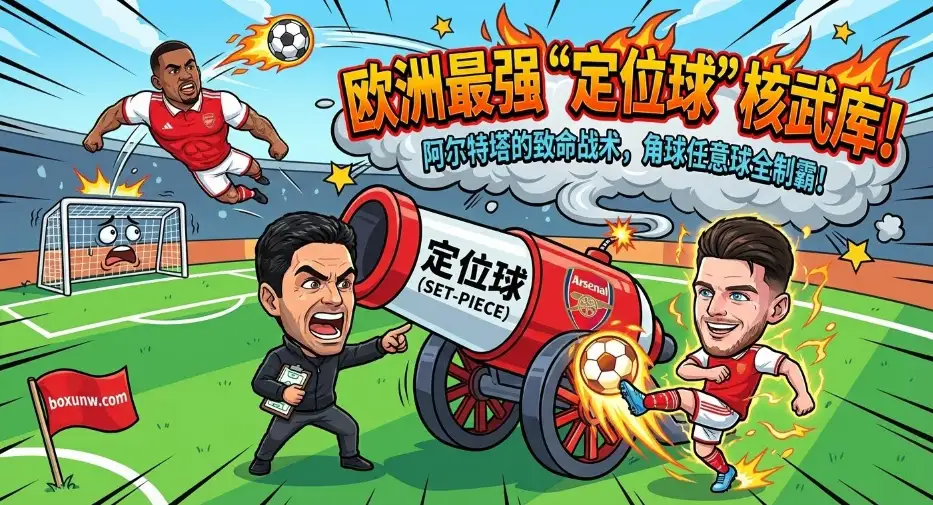 欧洲定位球之王！阿森纳定位球单季22，追平历史纪录