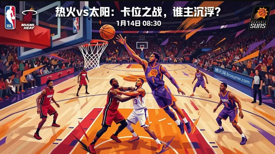 热火VS太阳：东部卡位战撞上西部北伐军！谁能守住基本盘？