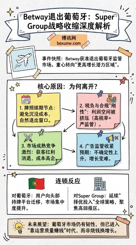 Betway退出葡萄牙在线博彩 | 战略收缩 | 原因、影响与前景