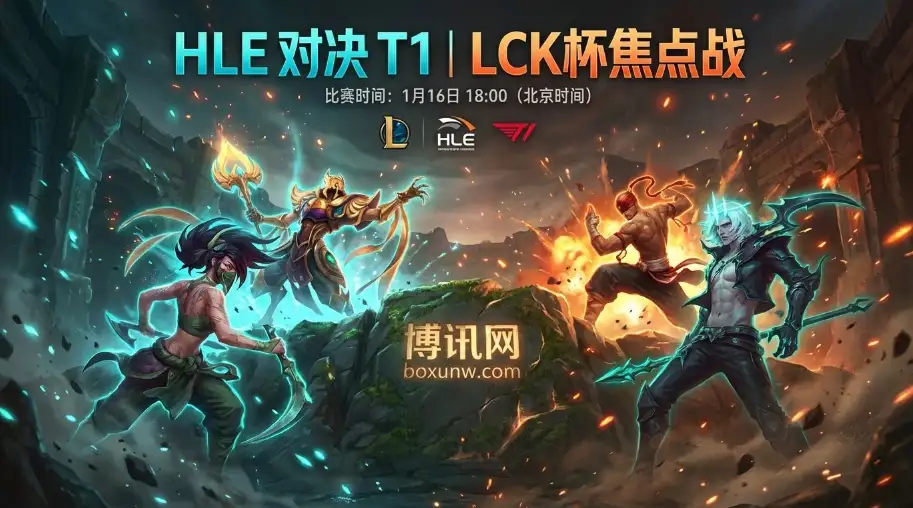 HLE vs T1 | 这才是LCK真核对决！T1完全体vs HLE新三叉戟