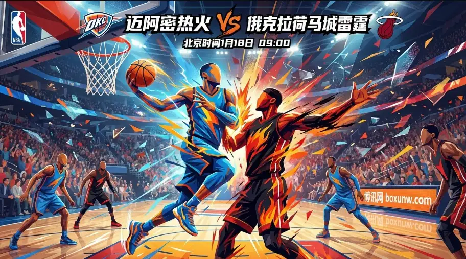 热火vs雷霆：客让9.5盘口引关注！热火主场受让，是陷阱还是机会？