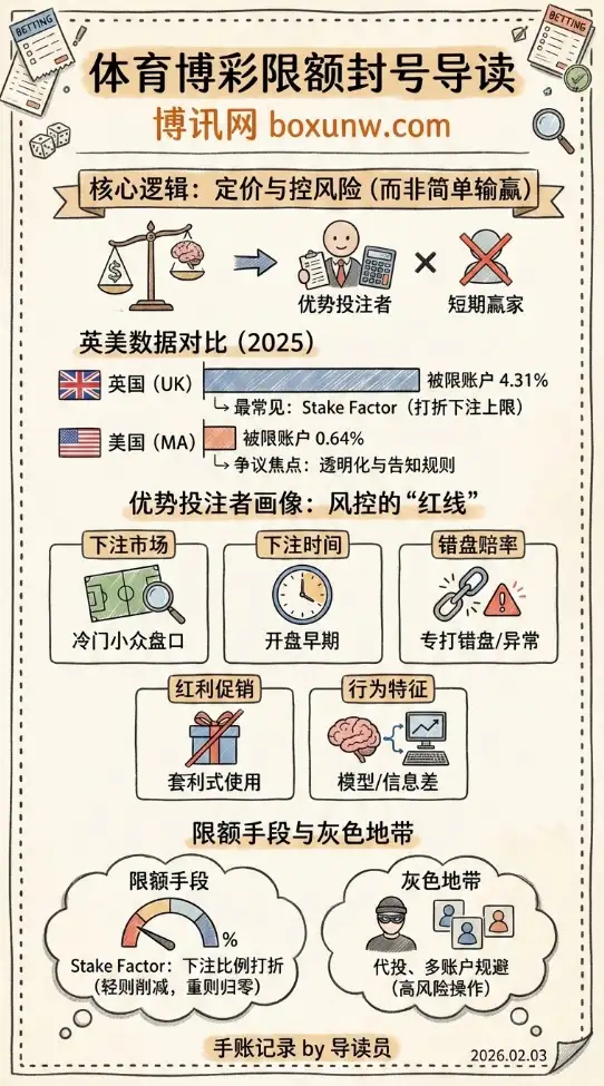 体育博彩被封号｜优势投注者与体育博彩风控｜英美数据与案例｜规则争议