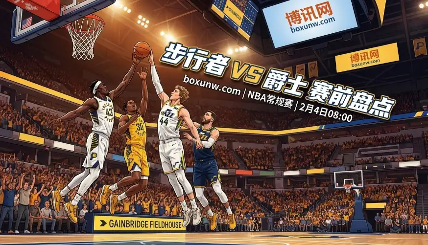 防守效率倒数！步行者vs爵士前瞻：锁定234.5大分，演飙分大战？