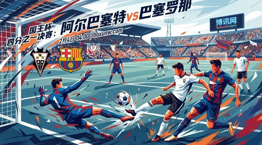 阿尔巴塞特vs巴塞罗那：让2球太深？阿尔巴塞特防守固若金汤