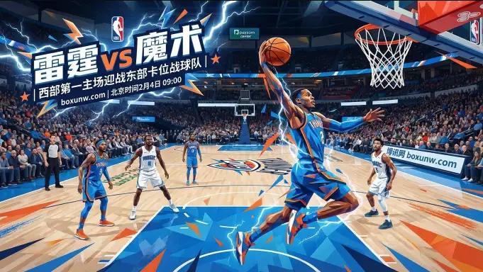 雷霆vs魔术：2支防守大队的较量！赔率数据力挺主队！核心逻辑解读