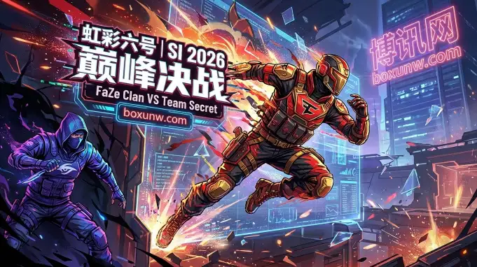 争夺100万美金！彩六SI总决赛：FaZe冲击2连冠，黑马Secret胜率解析